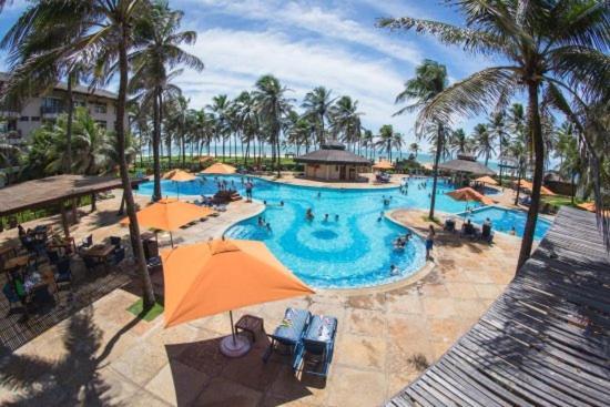 Suites Beach Park Resort - Pe Na Areia- Ao Lado Do Parque Aquatico Adm Por Anfitriao Акуираз Екстериор снимка