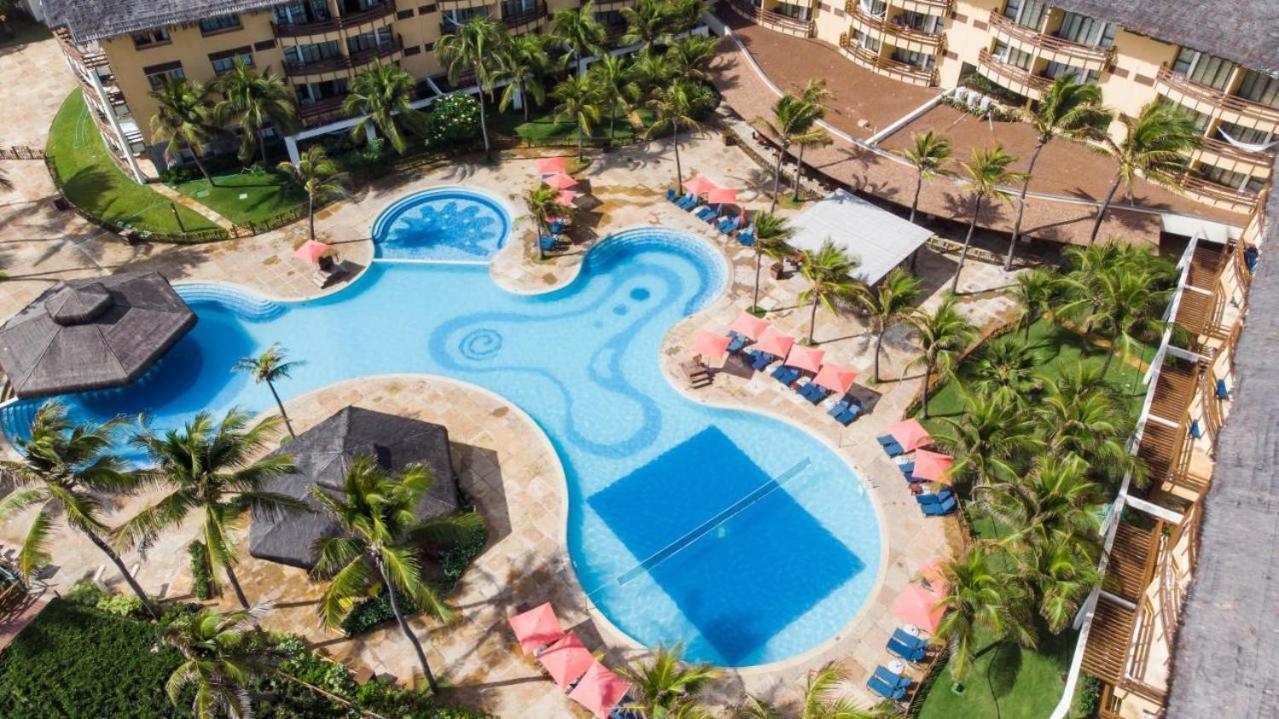 Suites Beach Park Resort - Pe Na Areia- Ao Lado Do Parque Aquatico Adm Por Anfitriao Акуираз Екстериор снимка